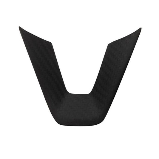 For Tesla Model 3 Car Modification Interior Carbon Fiber Steering Wheel Patch, Matte, Glossy