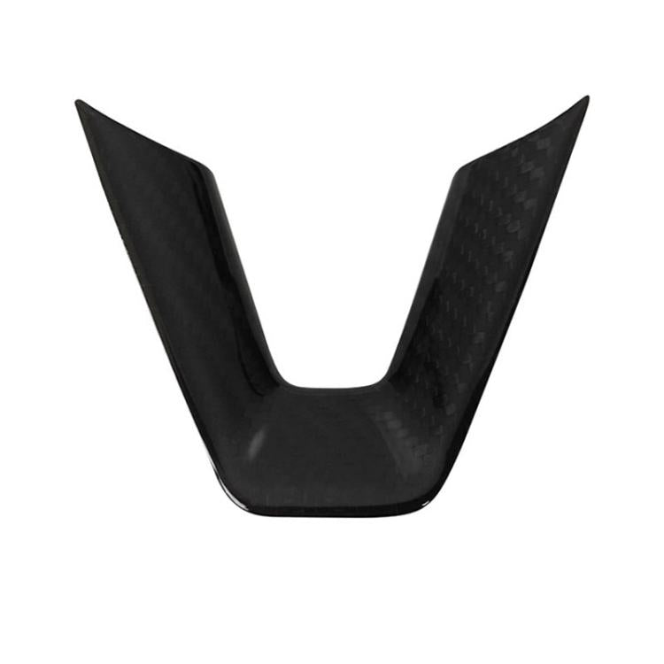 For Tesla Model 3 Car Modification Interior Carbon Fiber Steering Wheel Patch, Matte, Glossy