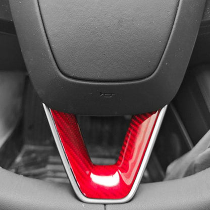 For Tesla Model 3 Car Modification Interior Carbon Fiber Steering Wheel Patch, Matte, Glossy