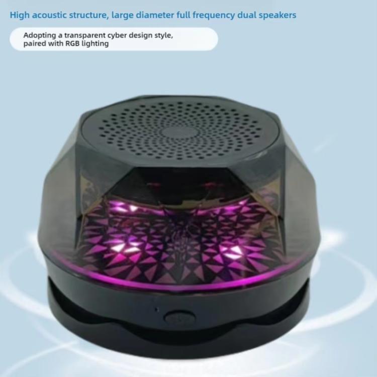 Mini Portable Wireless Magnetic RGB Atmosphere Light Bluetooth Speaker