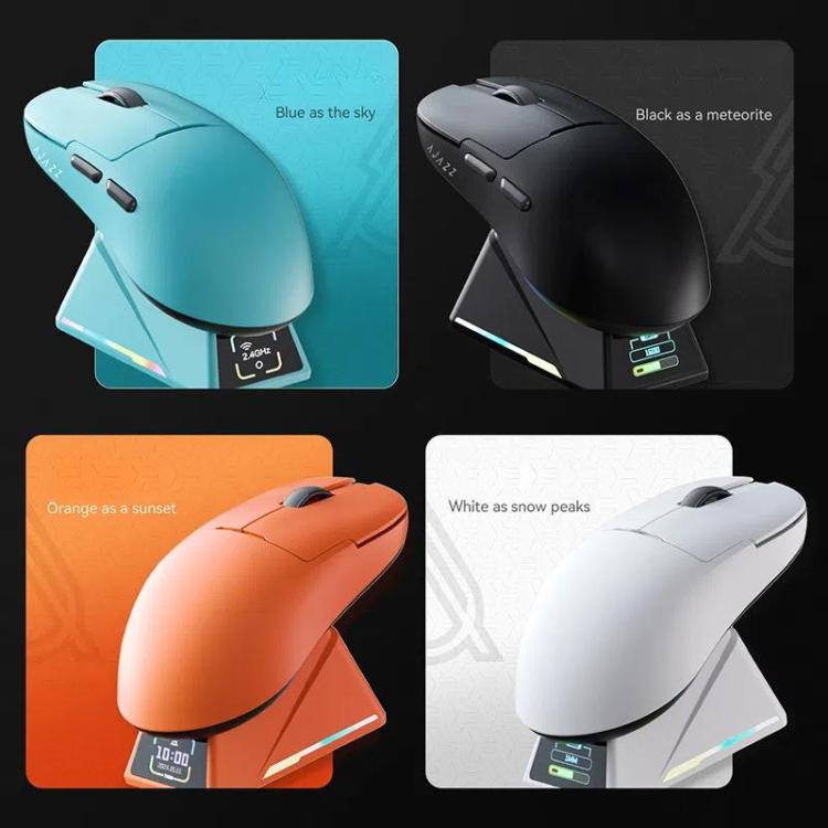 Ajazz AJ159 APEX Gaming Mouse PAW3395 Wireless Tri-Mode Lightweight With Charging Dock Mouse