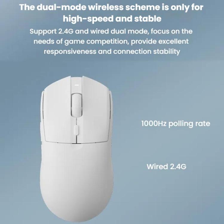 Ajazz AJ139 Pro Gaming Mouse Lightweight PAW3395 Wireless 2.4G + Wired Dual Mode Computer Mouse