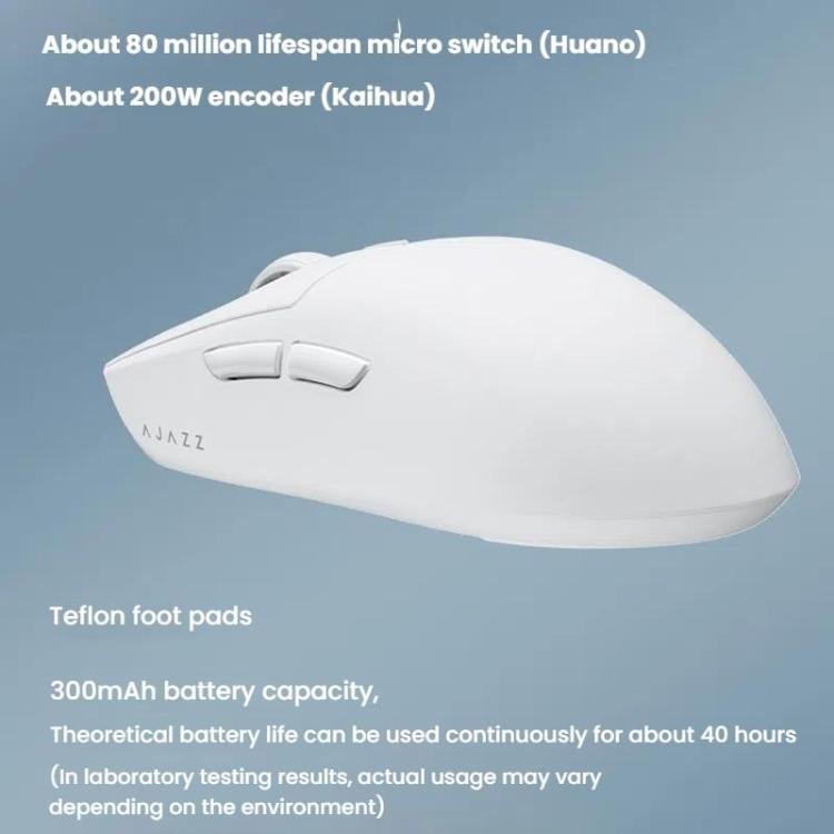 Ajazz AJ139 Pro Gaming Mouse Lightweight PAW3395 Wireless 2.4G + Wired Dual Mode Computer Mouse