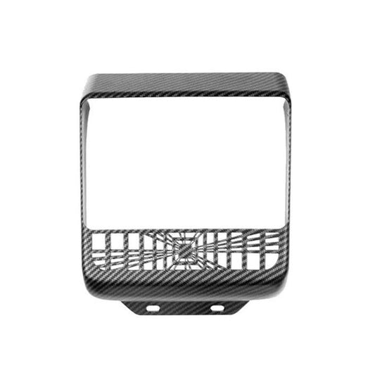 For Tesla New Model 3 / Y Car Rear Air Conditioning Vent Protection Frame, Matte Carbon Pattern, Glossy Carbon Pattern, Matte Black
