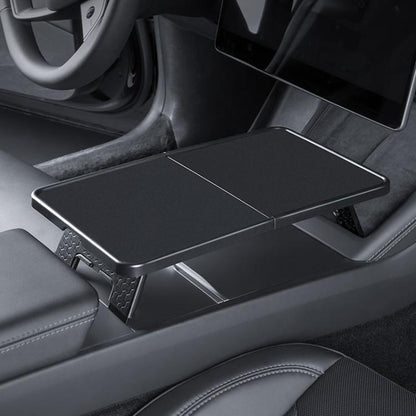 For Tesla Model Y / 3 Car Front Center Control Plate Folding Tray Table