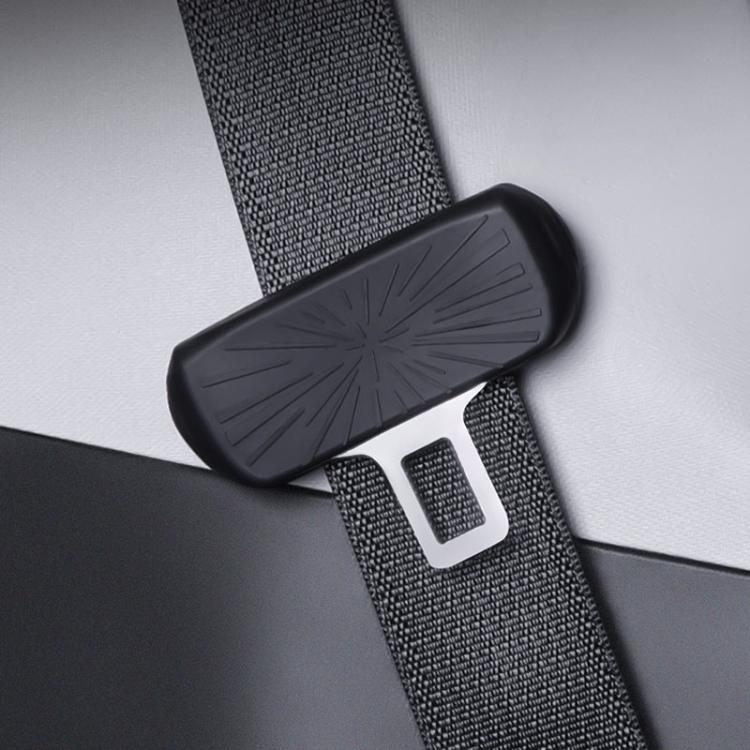 For Tesla Model 3 / Y Car Seat Belt Anti-Collision Silicone Protective Cover