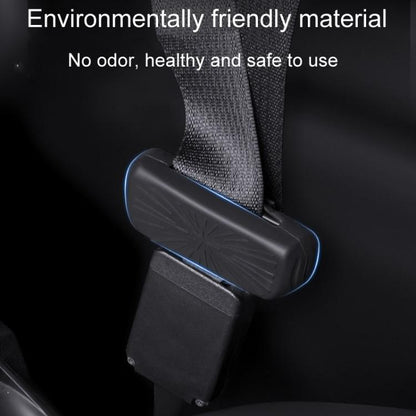 For Tesla Model 3 / Y Car Seat Belt Anti-Collision Silicone Protective Cover