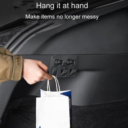 For Tesla Model Y Car Hidden Trunk Modification Button Folding Hook