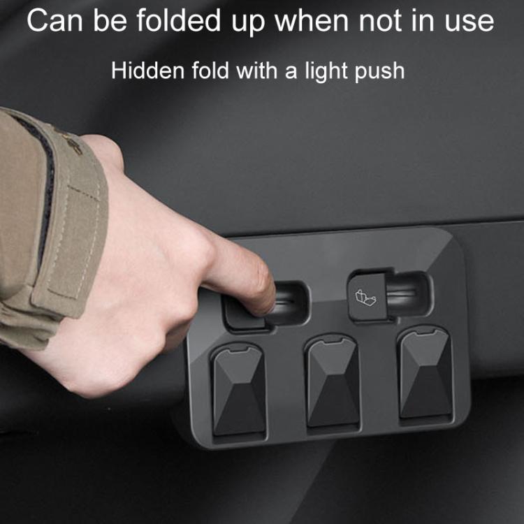 For Tesla Model Y Car Hidden Trunk Modification Button Folding Hook