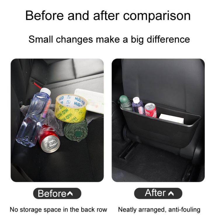 Car Seat Rear Wet And Dry Storage Boxes, For Tesla Model 3 / Y, For Tesla New Model 3