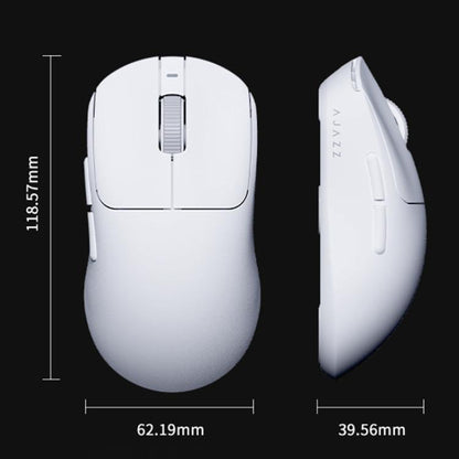 Ajazz AJ199 MAX Wireless 2.4GHz Wired BT Tri-Mode Mouse PAW3395 Lightweight Gaming Mouse