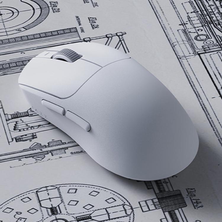 Ajazz AJ199 MAX Wireless 2.4GHz Wired BT Tri-Mode Mouse PAW3395 Lightweight Gaming Mouse