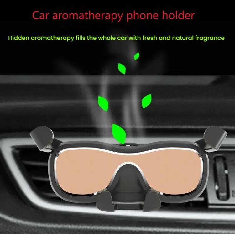 Car Air Conditioning Outlet Aromatherapy Gravity Mobile Phone Holder
