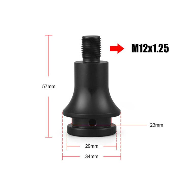 For M12 x 1.25 Car Modified Gear-Head Thread Converter Gear Lever Adapter