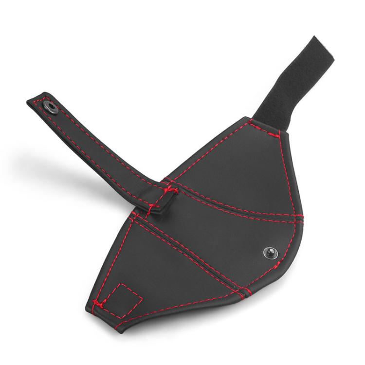 Car Seat Safety Belt Buckle Racing Car Seat Belt Limiter Guard, Leather Red Line, Leather Blue Line, Leather Black Line, Fleece Red, Fleece Black