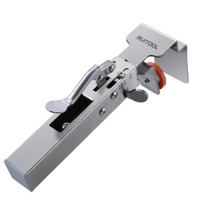 RUITOOL Stainless Steel Push Quick Drawer Clamp Adjustable Telescopic Woodworking Fixture Clamps, Small Bow Clip, Small Bow Clip + 1pc Big Bow Clip Plate