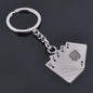 Poker Metal Car Key Chain Pendant, GX-081