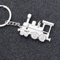 Locomotive Metal Keychain Pendant