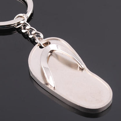 Flip-flops Metal keychain Pendant