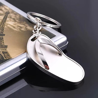 Flip-flops Metal keychain Pendant