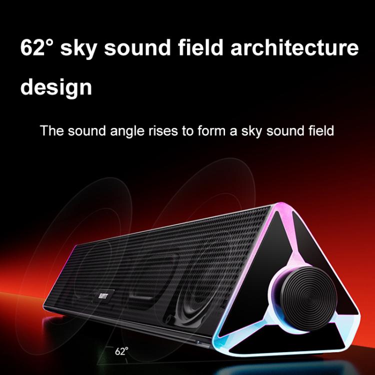 Havit M15 RGB Lighting Effect Dual Speaker Stereo Desktop Computer Wired Speaker