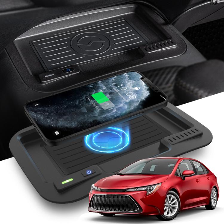 For Toyota Corolla 2020-2024 Low Profile Car Wireless Charger, Left-Hand Drive