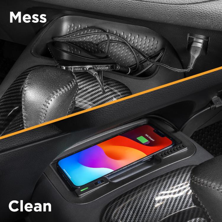 For Toyota Corolla 2020-2024 Low Profile Car Wireless Charger, Left-Hand Drive