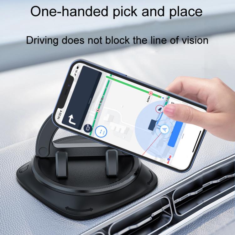Car Center Console Fixed Navigation Phone Holder Installation-Free Snap-On Phone Support Bracket, Z12