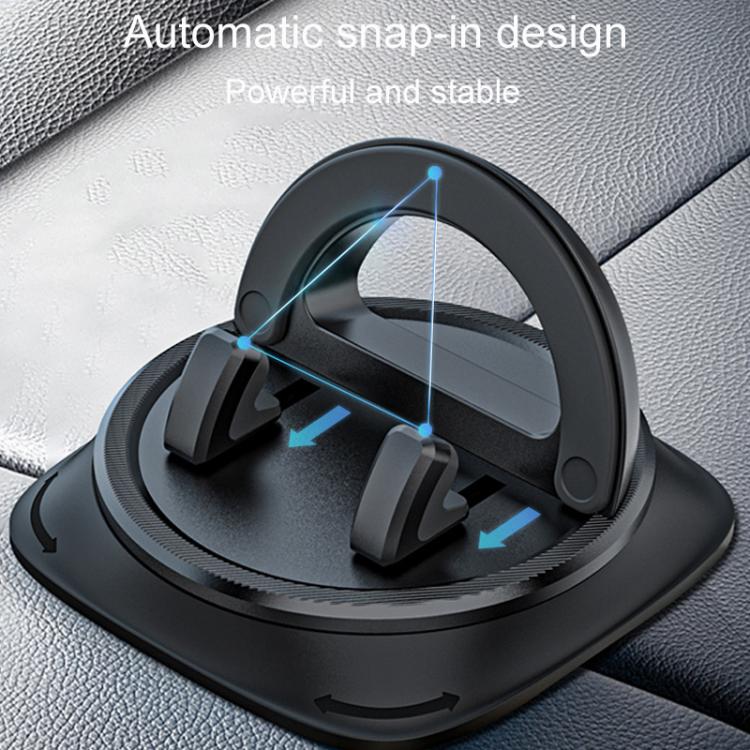 Car Center Console Fixed Navigation Phone Holder Installation-Free Snap-On Phone Support Bracket, Z12