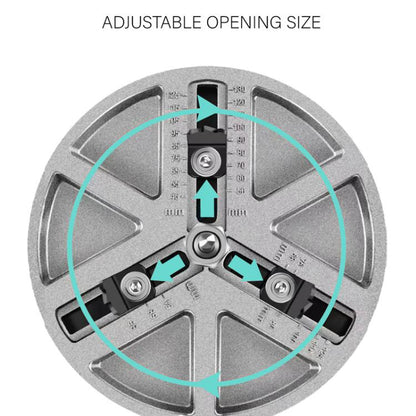 Woodworking Multi-Function Adjustable Hole Opener Gypsum Board Plastic Hole Punching Tool