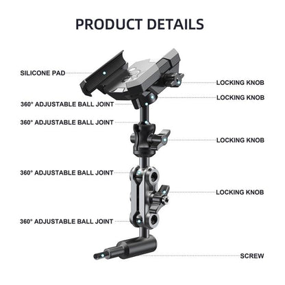 For Tank 300 / Tank 500 / Pajero / Land Cruiser / Land Cruiser Prado A-Pillar Handle Fixed Cell Phone Holder