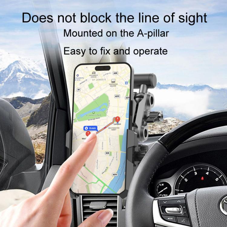 For Tank 300 / Tank 500 / Pajero / Land Cruiser / Land Cruiser Prado A-Pillar Handle Fixed Cell Phone Holder