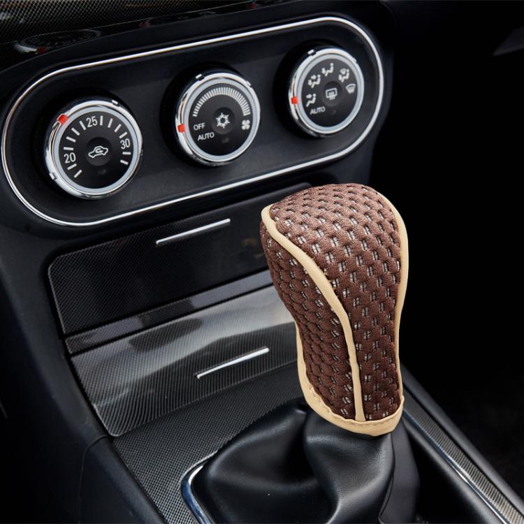 Universal Car Gearshift Cover Interior Accessories, T-type Black Red, T-type Black, T-type Coffee, T-type Gray, T-type Beige, T-type Beige Brown, Manual Transmission Brown, Manual Transmission Black Red, Manual Transmission Black�����������������������...