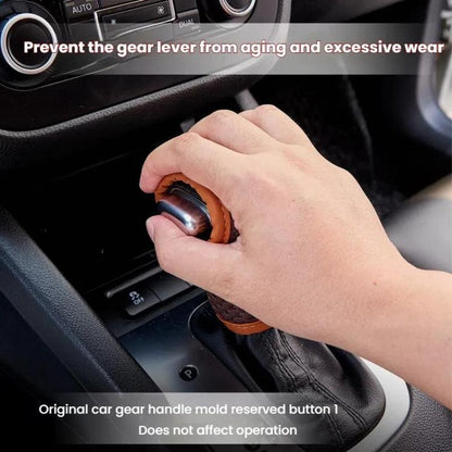 Universal Car Gearshift Cover Interior Accessories, T-type Black Red, T-type Black, T-type Coffee, T-type Gray, T-type Beige, T-type Beige Brown, Manual Transmission Brown, Manual Transmission Black Red, Manual Transmission Black�����������������������...