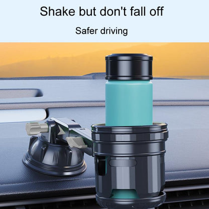 Car Multifunctional Water Cup Holder Auto Large Suction Cup Mounted Drink Rack, Long Rod Gray, Long Rod Green, Short Rod Gray, Short Rod Green