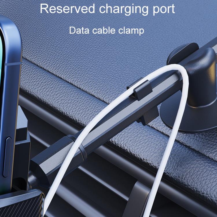 Extended Bendable Hose Car Phone Holder Windshield Dashboard Large Suction Cup Navigation Bracket