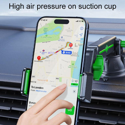 Extended Car Mechanical Arm Telescopic Cell Phone Holder Car Windshield Dashboard Large Suction Cup Navigation Mount