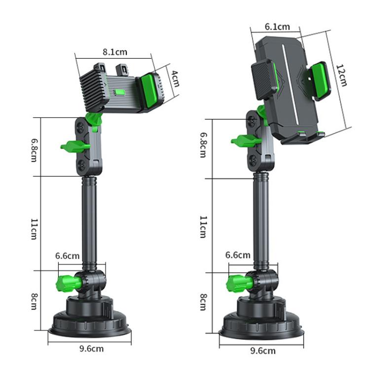 Car Powerful Suction Cup Cell Phone Holder Front Glass Navigation Mount