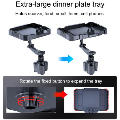 Car 360 Degree Rotating Dining Tray Auto Adjustable Cell Phone Holder, Small, Medium, Large
