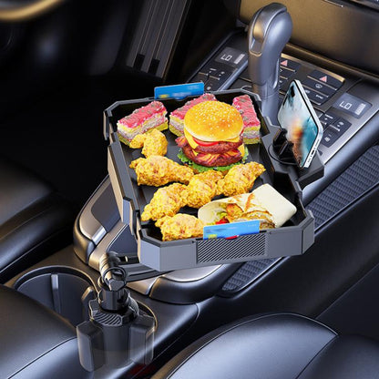 Car 360 Degree Rotating Dining Tray Auto Adjustable Cell Phone Holder, Small, Medium, Large