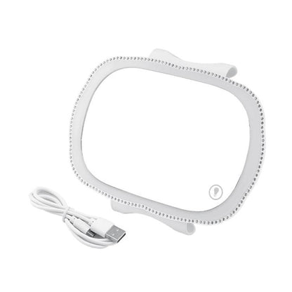 Car Passenger Sun Visor LED Light Makeup Mirror