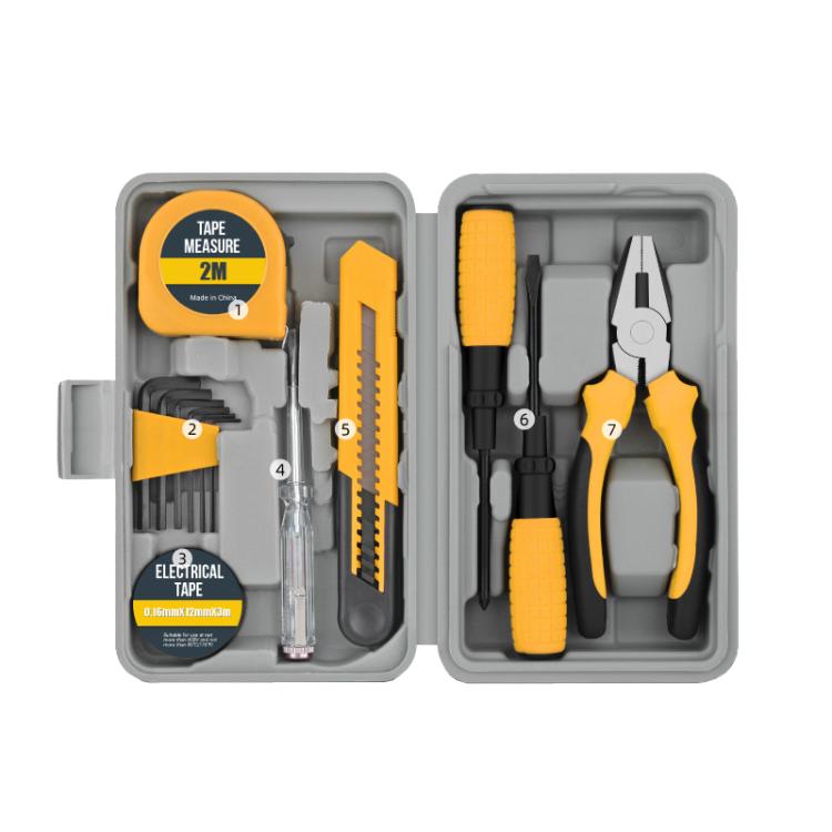 Multifunctional Home Hardware Tools Repair Hand Toolbox Combination Set, 13pcs /Set Cutter Model Pink, 13pcs /Set Cutter Model Yellow, 24pcs /Set Pliers Upgrade Yellow, 24pcs /Set Pliers Upgrade Pink, 19pcs /Set Upgrade Yellow, 19pcs /Set Upgrade Pink�...