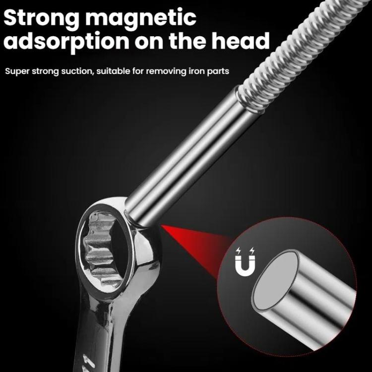 515mm Bendable Magnetic Picker Strong Magnetic Auto Repair Screw Suction Rod, 515mm
