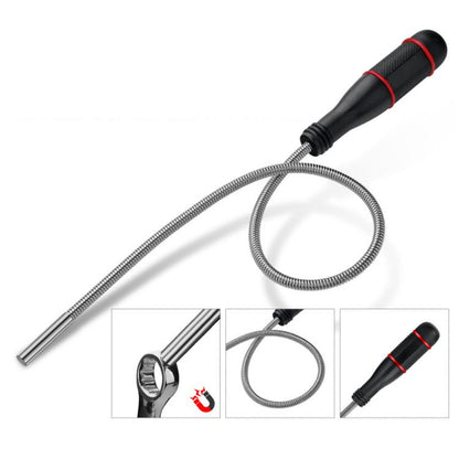 515mm Bendable Magnetic Picker Strong Magnetic Auto Repair Screw Suction Rod, 515mm