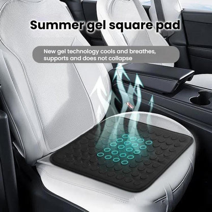 Car Office Gel Breathable Chair Cushion, 41x41x1cm