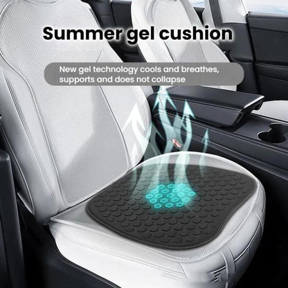 Car Office Gel Cooling Breathable Chair Cushions, 37.5x38x1cm