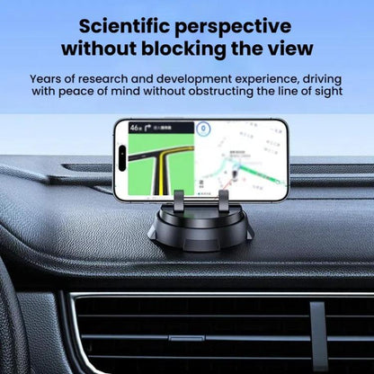 Car Navigation Stand Car Phone Holder 360 Rotating Powerful Adsorption Dashboard Multifunctional Phone Holder