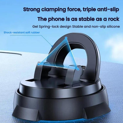 Car Navigation Stand Car Phone Holder 360 Rotating Powerful Adsorption Dashboard Multifunctional Phone Holder