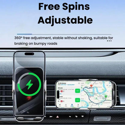 Car Air Outlet Wireless Charging Infrared Automatic Opening Closing Bracket