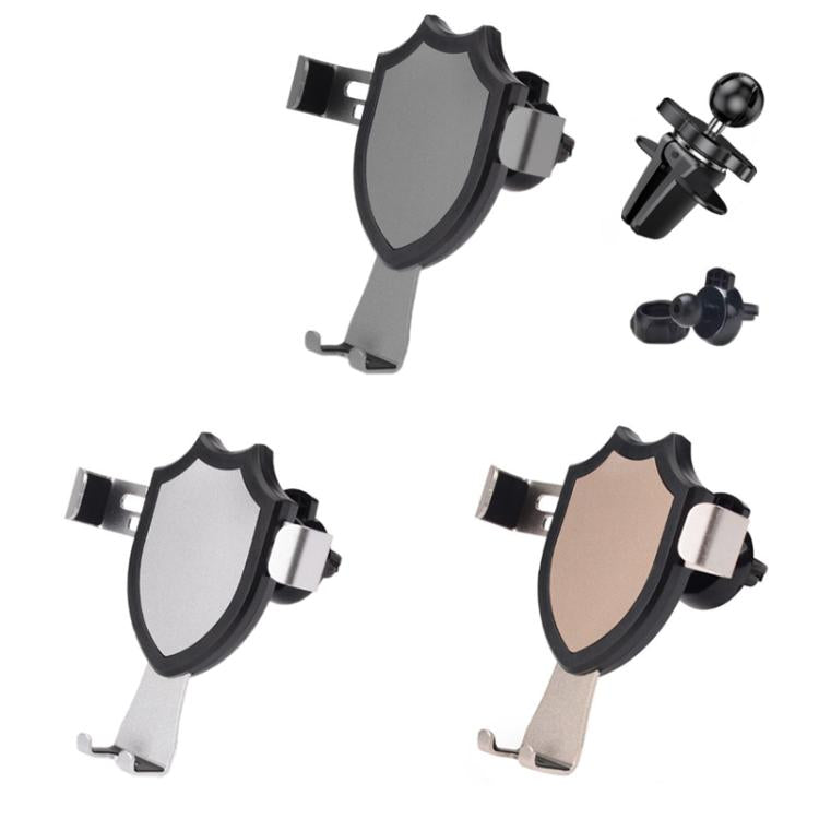 Air Outlet Clip-on Gravity 360-degree Rotating Car Phone Holder, Gray Eagle Beak Clip, Silver Eagle Beak Clip, Gold Eagle Beak Clip